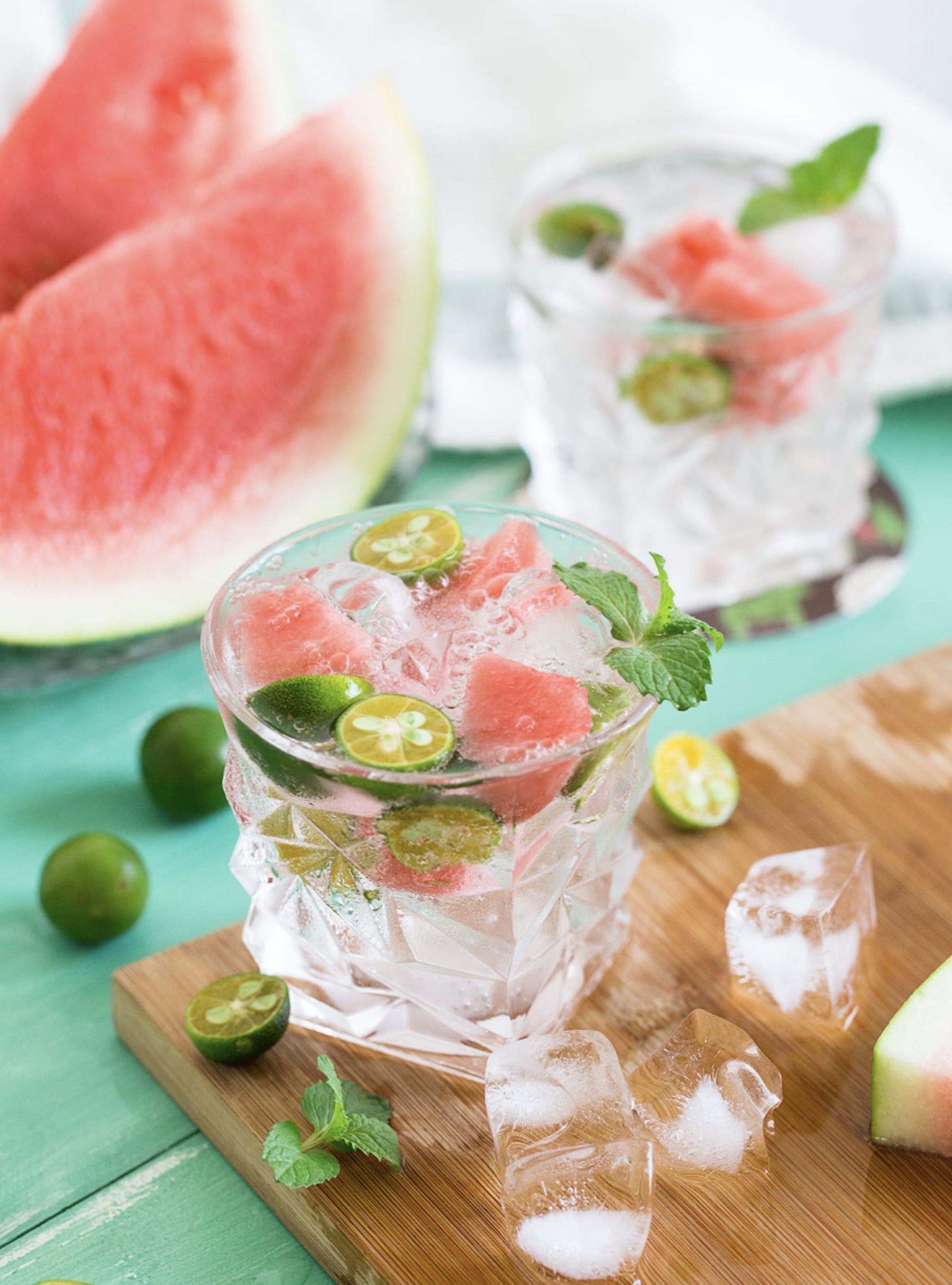 Refreshing Summer Vibes: Watermelon-Lime-Mint Mocktail with a Twist