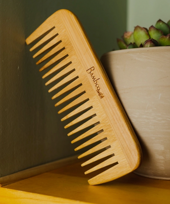 Pointed Bamboo Wide Tooth Comb