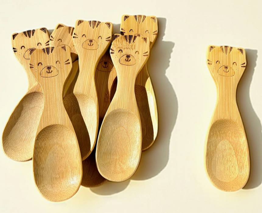 Bamboo Animal Kids & Toddler Utensils