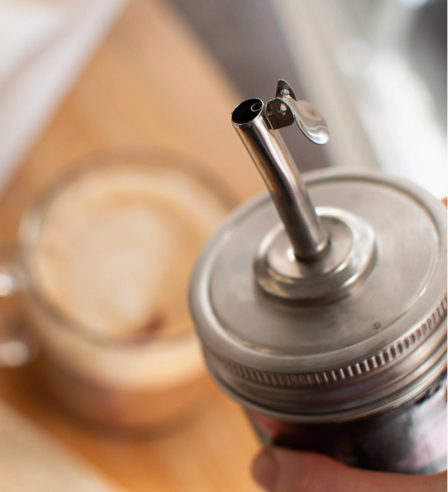Mason Jar Self Closing Pour Spout