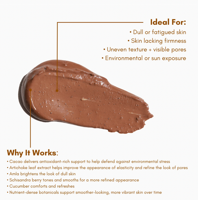 Artichoke Cacao Mask – Pore-Refining Superfood Mask