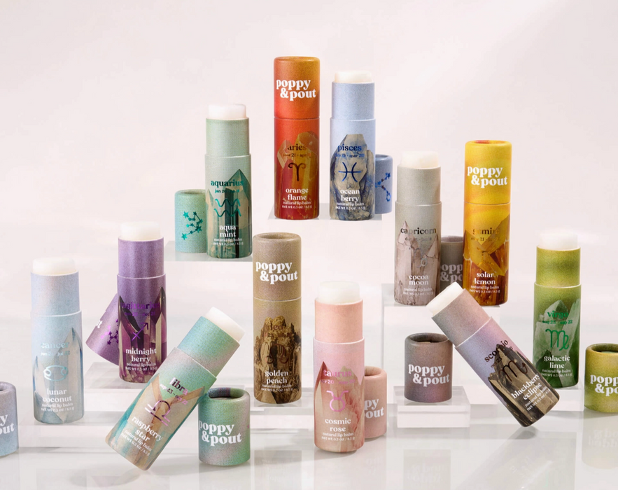 Poppy and Pout Zodiac Cosmic Crystal Collection