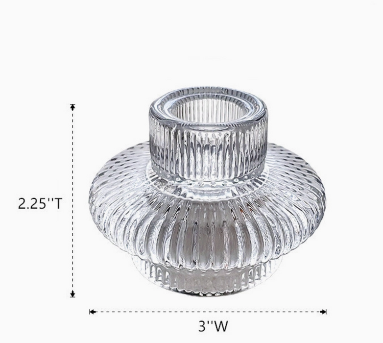 Taper and Tea Light Reversible Candle Holders