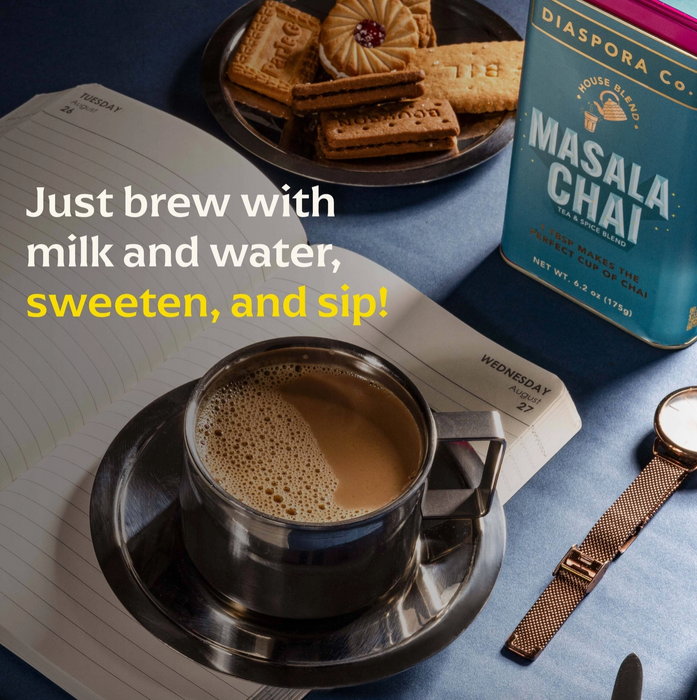 Masala Chai (Tea & Spice Blend) - For Chai Lattes