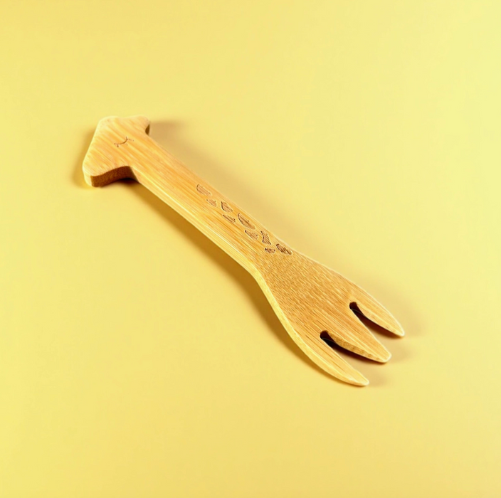 Bamboo Animal Kids & Toddler Utensils