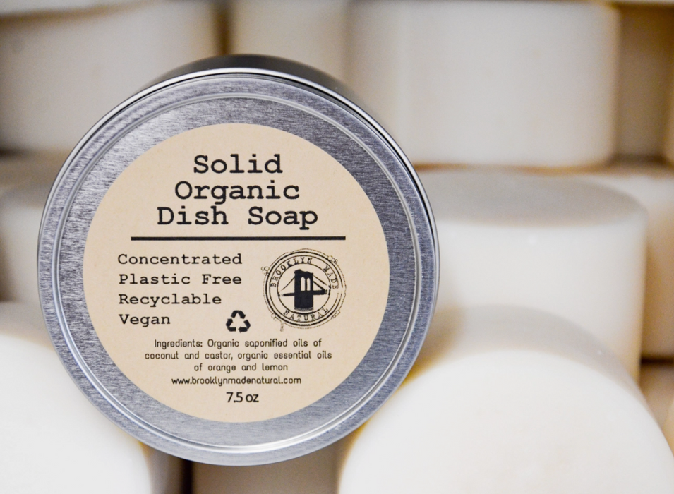 Solid Organic Dish Soap