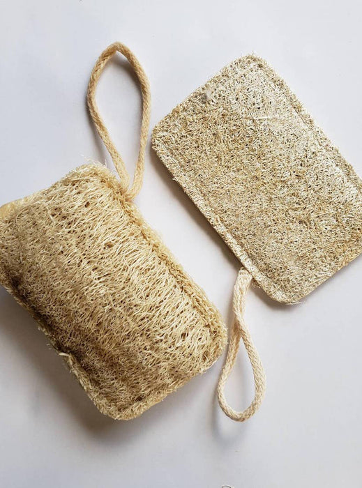 Natural Loofah Sponge (with wrist strap)